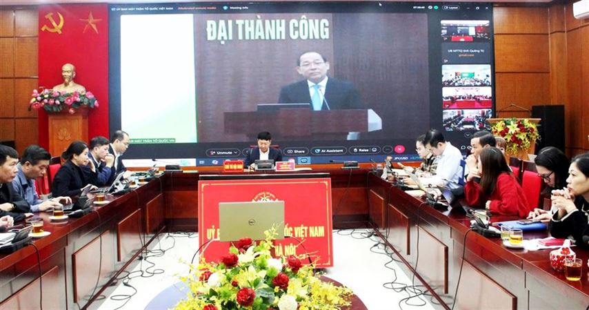 Hệ thống Mặt trận triển khai đồng bộ, thống nhất công tác bầu cử