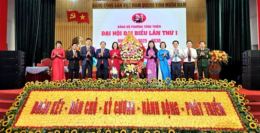 Phường Tùng Thiện đạt thêm nhiều thành tựu trong kỷ nguyên mới