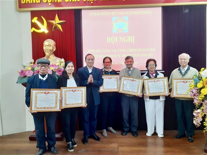Ủy ban MTTQ Việt Nam quận Hoàn Kiếm tổ chức hội nghị  tổng kết công tác TTND - GSĐTCCĐ năm 2020