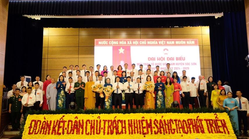 Bà Vi Thị Bình Anh giữ chức Chủ tịch Ủy ban MTTQ Việt Nam huyện Sóc Sơn