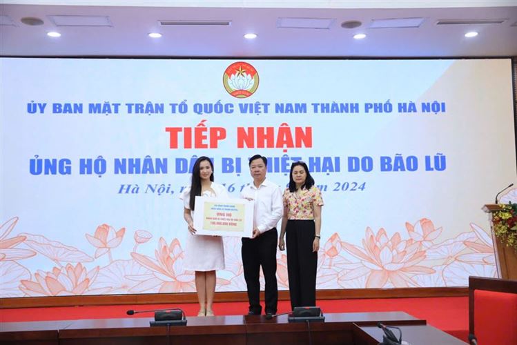 Hà Nội: Tiếp nhận hơn 61,4 tỷ đồng ủng hộ nhân dân bị thiệt hại do bão lũ