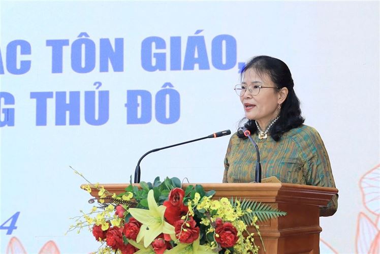 Hà Nội: Gặp mặt đại biểu nhân sĩ, trí thức, văn nghệ sĩ, chức sắc tôn giáo