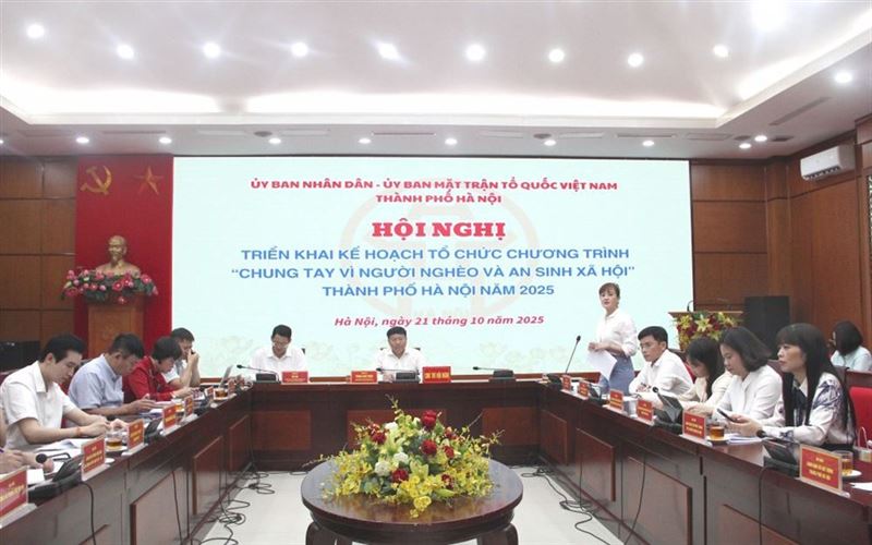 Tổ chức chương trình “Chung tay vì người nghèo và an sinh xã hội” thành phố Hà Nội năm 2025