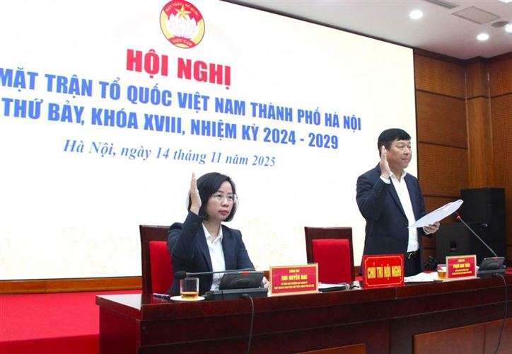 Thông qua các nội dung trình Đại hội MTTQ Việt Nam thành phố Hà Nội khóa XVIII