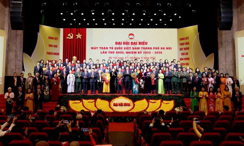 Danh sách 126 vị tham gia Ủy ban MTTQ Việt Nam thành phố Hà Nội khóa XVIII, nhiệm kỳ 2025 - 2030