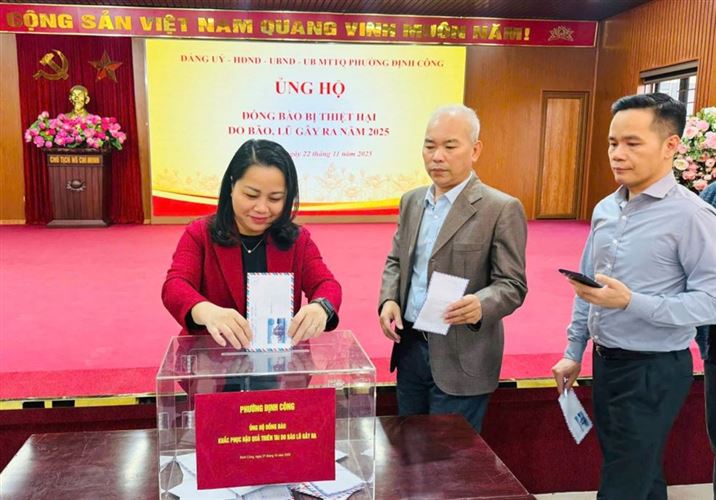 Hà Nội Mặt trận 126 xã, phường lan toả tinh thần vì miền Trung, Tây Nguyên