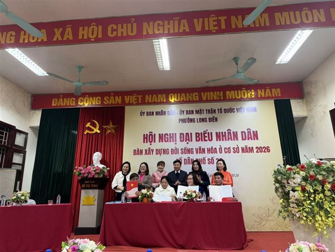 Phường Long Biên (Hà Nội): Phát huy dân chủ, chung tay xây dựng đời sống văn hóa cơ sở