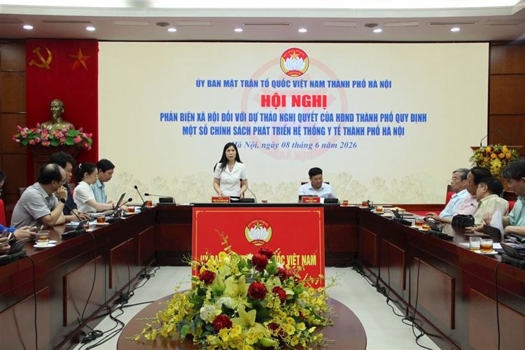 Phản biện dự thảo nghị quyết phát triển hệ thống y tế Hà Nội