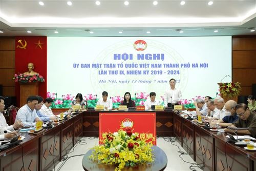 13.7.Hội nghị Ủy viên Ủy ban MTTQ Việt Nam TP Hà Nội khóa XVII, nhiệm kỳ 2019-2024
