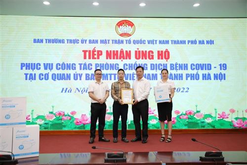 24.7.Ủy ban MTTQ Việt Nam các cấp TP đã tiếp nhận ủng hộ công tác phòng, chống dịch
