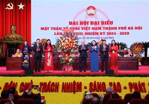 Đại hội đại biểu MTTQ Việt Nam TP Hà Nội lần thứ XVIII nhiệm kỳ 2024-2029