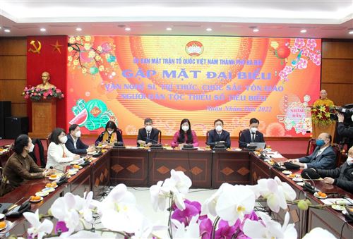 Ban Thường trực Ủy ban MTTQ Việt Nam TP gặp mặt đại biểu nhân sỹ trí thức tiêu biểu nhân dịp Xuân Nhâm Dần 2022 (20/1)