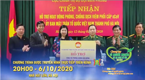 MẶT TRẬN TỔ QUỐC THÀNH PHỐ HÀ NỘI PHÁT ĐỘNG THÁNG CAO ĐIỂM VÌ NGƯỜI NGHÈO VÀ AN SINH XÃ HỘI NĂM 2020