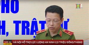  Hà Nội hỗ trợ lực lượng an ninh 2,5 triệu đồng/tháng