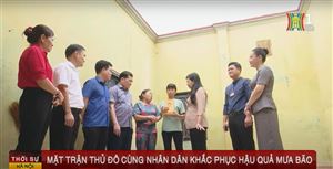 Mặt trận Thủ đô cùng nhân dân khắc phục hậu quả mưa bão