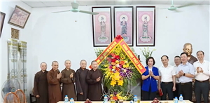 Chủ tịch Ủy ban MTTQ Việt Nam TP Hà Nội chúc mừng Đại lễ Phật đản 2026