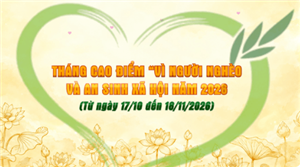 Đón xem Chương trình “Chung tay vì người nghèo và an sinh xã hội ” thành phố Hà Nội năm 2026